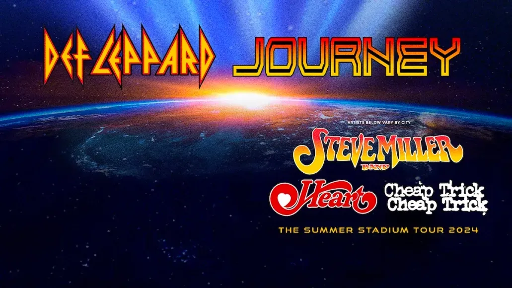 DEF LEPPARD TO TOUR WITH JOURNEY, HEART, STEVE MILLER BAND AND CHEAP TRICK IN 2024