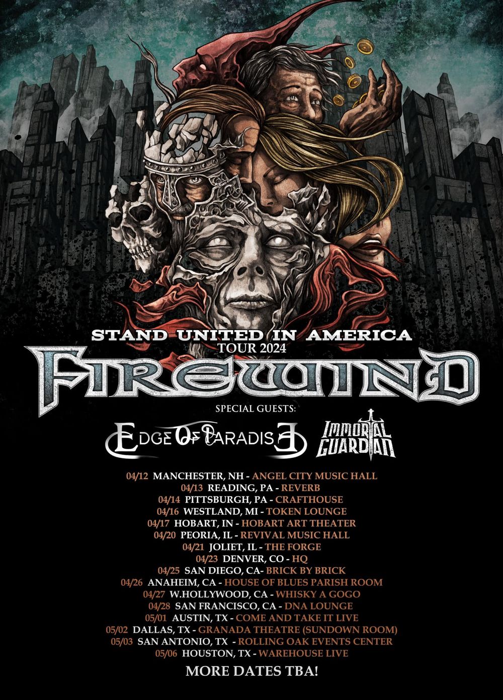 IMMORTAL GUARDIAN Announces USA Tour Dates w/ FIREWIND, EDGE OF