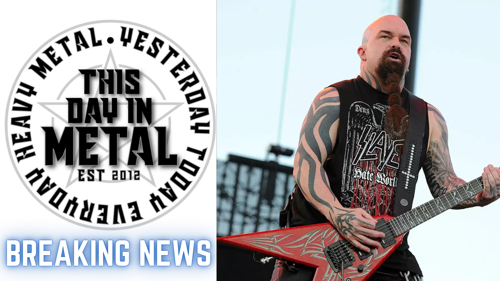 BREAKING NEWS Kerry King Confirms First Show with New Band