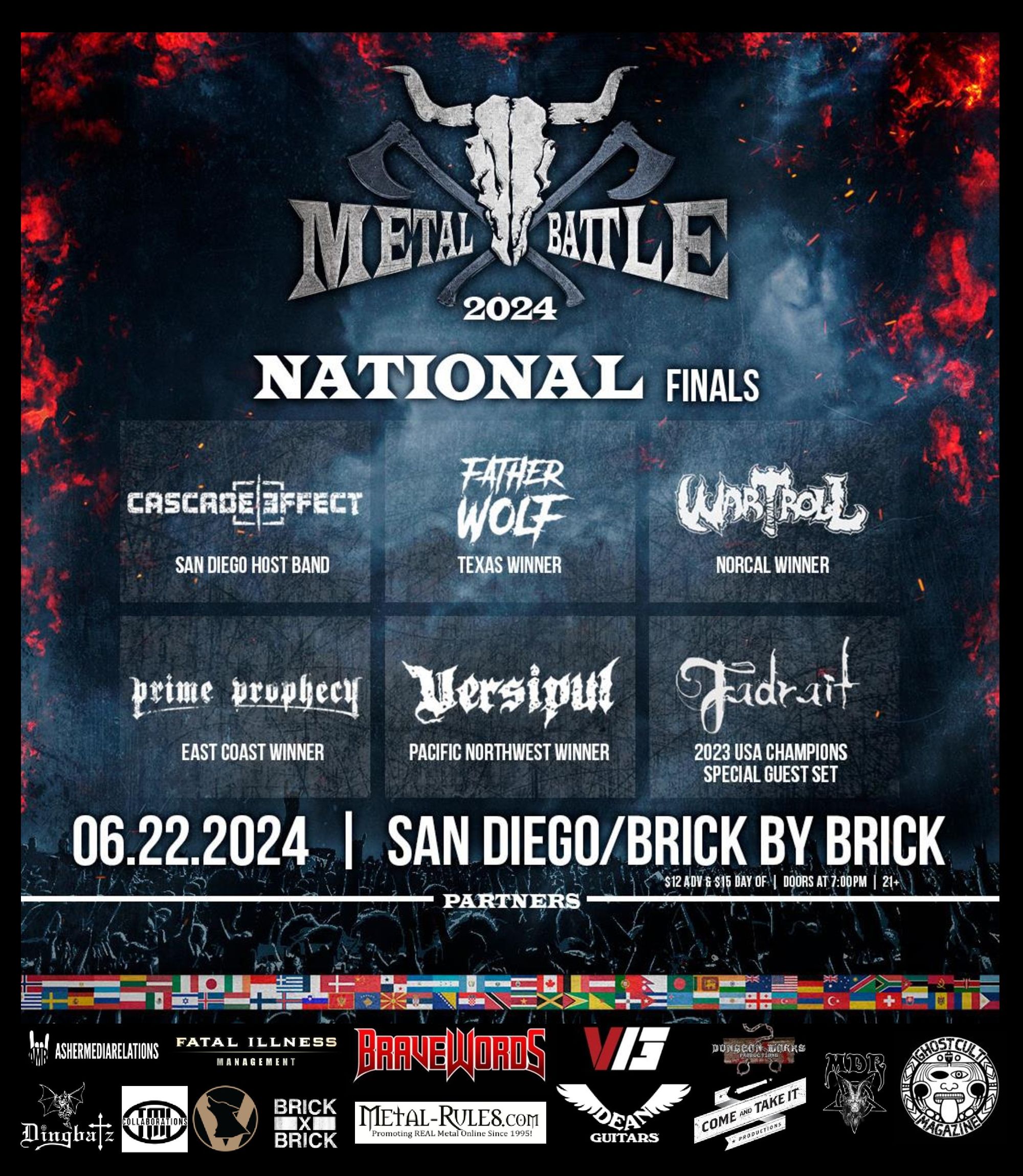 WACKEN METAL BATTLE USA Announces 2024 National Final Bands w/ w