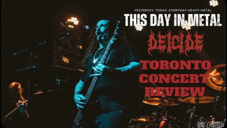 Concert Review: Deicide, Krisiun, Inferi and Cloak. Live at Lee’s Palace September 15th, 2024.